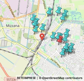 Mappa Via San Giacomo, 44122 Ferrara FE, Italia (0.9785)