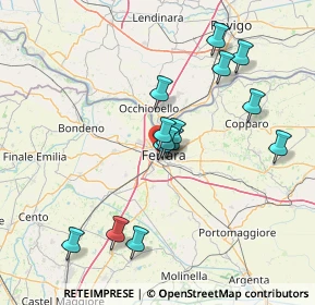 Mappa Via San Giacomo, 44122 Ferrara FE, Italia (13.73143)