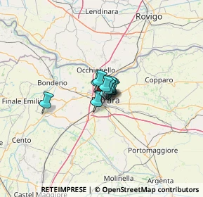 Mappa Via San Giacomo, 44122 Ferrara FE, Italia (3.61455)