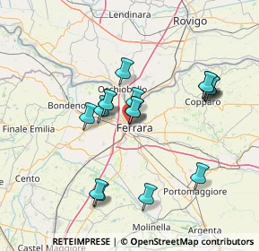 Mappa Via San Giacomo, 44122 Ferrara FE, Italia (13.33941)