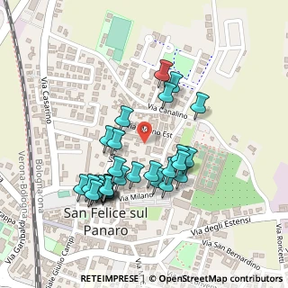 Mappa Via Molino, 41038 San Felice Sul Panaro MO, Italia (0.22759)