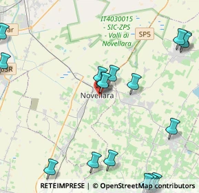 Mappa Via Papà Cervi, 42017 Novellara RE, Italia (6.075)