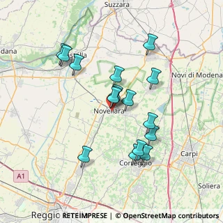 Mappa Via Rosa Luxemburg, 42010 Rio Saliceto RE, Italia (6.60688)