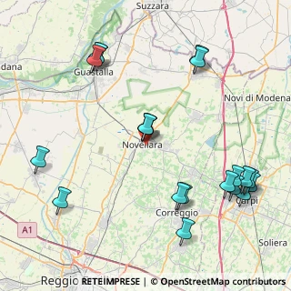 Mappa Via Rosa Luxemburg, 42010 Rio Saliceto RE, Italia (9.995)