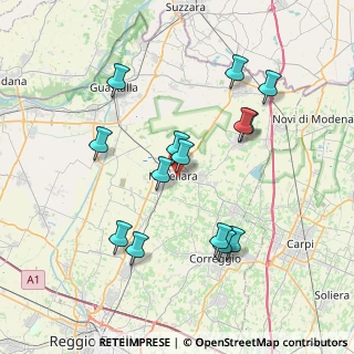 Mappa Via Rosa Luxemburg, 42010 Rio Saliceto RE, Italia (7.47)