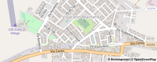 Mappa Vigarano Mainarda