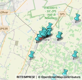 Mappa Via Benigno Zaccagnini, 42017 Novellara RE, Italia (2.692)