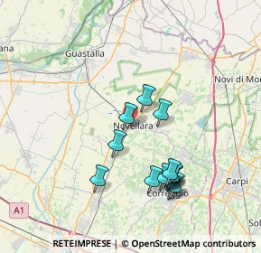 Mappa 42017 Novellara RE, Italia (7.1)