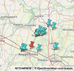 Mappa 42017 Novellara RE, Italia (10.99462)