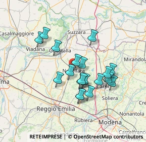 Mappa 42017 Novellara RE, Italia (11.75105)