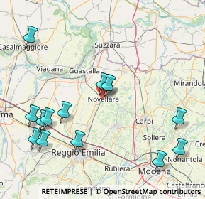 Mappa 42017 Novellara RE, Italia (18.85714)