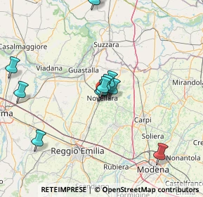 Mappa 42017 Novellara RE, Italia (14.4)