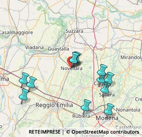 Mappa 42017 Novellara RE, Italia (15.68167)