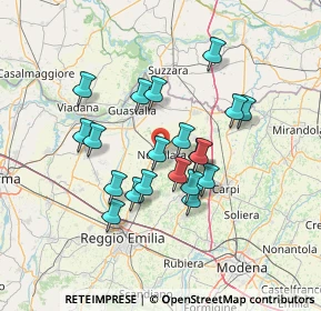 Mappa 42017 Novellara RE, Italia (11.82)