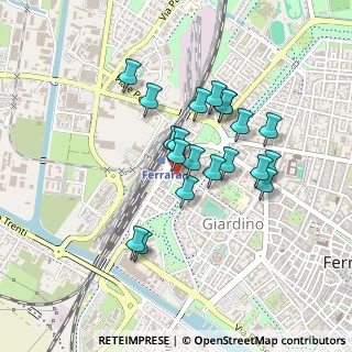 Mappa Piazzale della Castellina, 44122 Ferrara FE, Italia (0.369)