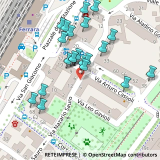Mappa Piazzale della Castellina, 44122 Ferrara FE, Italia (0.06318)
