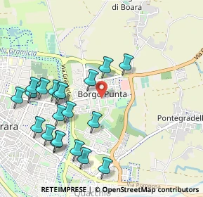 Mappa Via Maria Bellonci, 44123 Ferrara FE, Italia (1.1175)