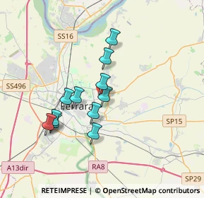 Mappa Via Maria Bellonci, 44123 Ferrara FE, Italia (2.98545)