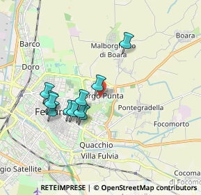 Mappa Via Maria Bellonci, 44123 Ferrara FE, Italia (1.62545)