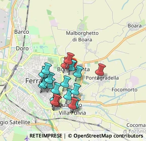 Mappa Via Maria Bellonci, 44123 Ferrara FE, Italia (1.6305)