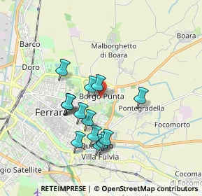 Mappa Via Maria Bellonci, 44123 Ferrara FE, Italia (1.59929)