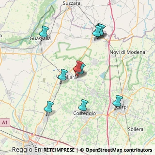Mappa Piazza Roma, 42012 Campagnola Emilia RE, Italia (7.71636)
