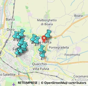 Mappa Via Maria Waldmann Massari, 44123 Ferrara FE, Italia (1.86368)