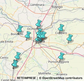 Mappa Via Maria Waldmann Massari, 44123 Ferrara FE, Italia (13.088)