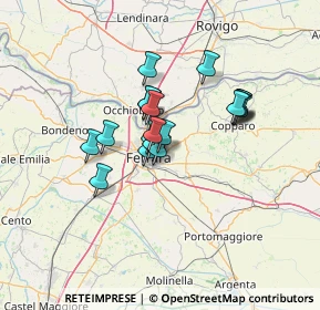 Mappa Via Maria Waldmann Massari, 44123 Ferrara FE, Italia (9.70368)