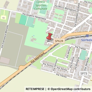 Mappa Via Carlo Alberto dalla Chiesa, 11, 43058 Sorbolo PR, Italia, 43121 Sorbolo, Parma (Emilia Romagna)