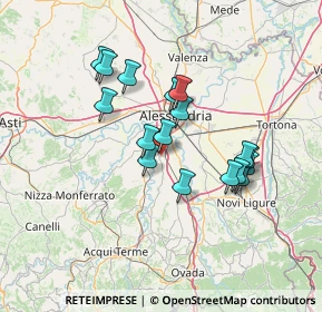 Mappa 15073 Castellazzo Bormida AL, Italia (11.93706)