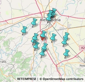 Mappa 15073 Castellazzo Bormida AL, Italia (6.33941)