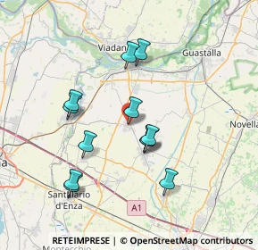 Mappa Via Indipendenza, 42028 Poviglio RE, Italia (6.71833)