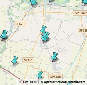 Mappa Via F. Nevicati, 42028 Poviglio RE, Italia (5.9745)