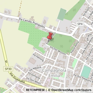 Mappa Via Castellaro, 9, 42012 Campagnola Emilia, Reggio nell'Emilia (Emilia Romagna)