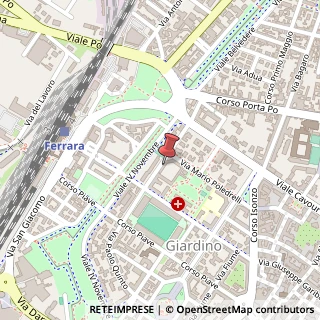 Mappa Via Ortigara, 13, 44121 Ferrara, Ferrara (Emilia Romagna)
