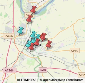 Mappa Via Giovanni XXIII, 44123 Ferrara FE, Italia (2.62667)