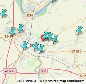 Mappa Via Giovanni XXIII, 44123 Ferrara FE, Italia (4.03182)