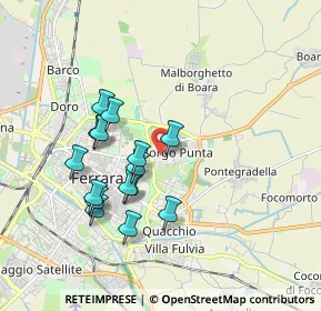 Mappa Via Giovanni XXIII, 44123 Ferrara FE, Italia (1.65733)