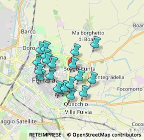 Mappa Via Giovanni XXIII, 44123 Ferrara FE, Italia (1.487)