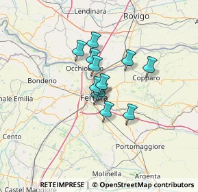 Mappa Via Giovanni XXIII, 44123 Ferrara FE, Italia (8.14917)