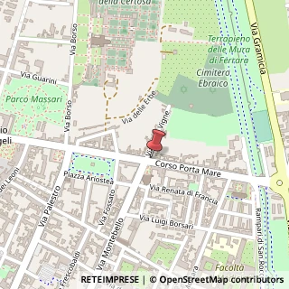 Mappa Corso Porta Mare, 59, 44121 Ferrara, Ferrara (Emilia Romagna)
