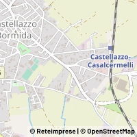 Mapa Castellazzo Bormida