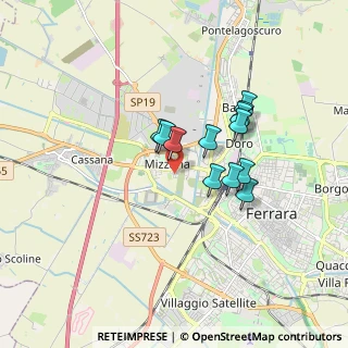 Mappa Via Desiderio Marzocchi, 44122 Ferrara FE, Italia (1.32083)