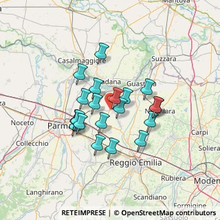 Mappa Via Bertona, 42028 Poviglio RE, Italia (10.9905)