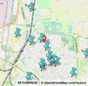 Mappa Via Arianuova, 44121 Ferrara FE, Italia (1.14857)