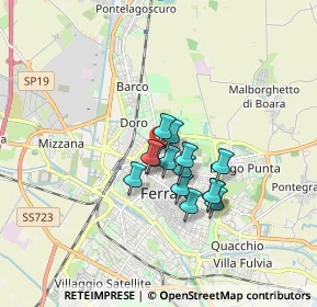 Mappa Via Arianuova, 44121 Ferrara FE, Italia (1.13714)