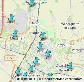 Mappa Via Arianuova, 44121 Ferrara FE, Italia (2.93643)