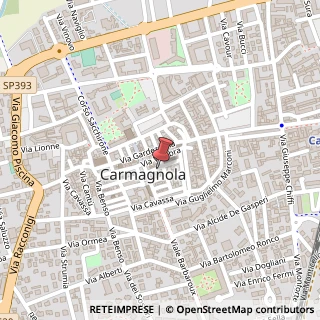 Mappa Via Racconigi, 32, 10022 Carmagnola, Torino (Piemonte)