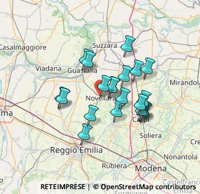 Mappa Via Alessandro Manzoni, 42017 Novellara RE, Italia (10.691)